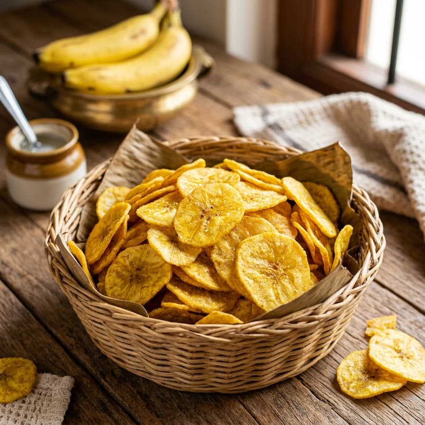 Golden Banana Chips